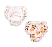 Hudson Baby Unisex Baby Swim Diapers, Oranges, 6-12 Months
