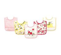 Hudson Baby Waterproof Bib with Crumb Catcher Pocket, Fox