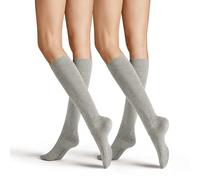 Hudson Only 2-Pack Ksd Medias hasta la Rodilla de Punto para Mujer, Plata, 39-42 (Pack de 2)