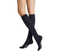 Hudson Algodón Relajante Medias hasta la Rodilla de Punto para Mujer, Azul Marino, 35-38