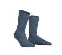 Hudson - Calcetines relaxed para hombre, talla 45-46, color Azul (Marine Mel 387)