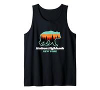 Hudson Highlands State Park New York Family Oso de Senderismo Camiseta sin Mangas