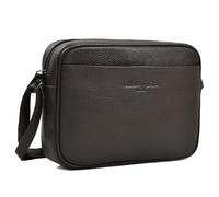 Hudson & James Bolso cruzado de cuero para mujer, bolso de hombro con correa ajustable y bolsillos organizadores, bolsa ligera para viajes, compras, trabajo y artículos esenciales para el día a día