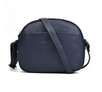 Hudson & James Bolsos cruzados para mujer - Bolsos de cuero y bolsos de hombro con correa ancha ajustable, bolsa cruzada para mujeres y niñas, viajes, compras, trabajo, uso diario, Navy