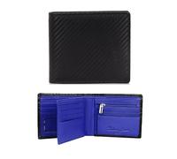 Hudson & James Cartera de piel auténtica con bloqueo RFID para hombre con tarjetero, compartimentos para billetes con cremallera, bolsillo para monedas, carteras minimalistas para hombres, Reino Unido