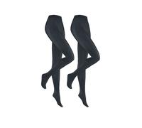 HUDSON Medias finas SIMPLY 40, paquete de 2, azul marino azul | 40-42