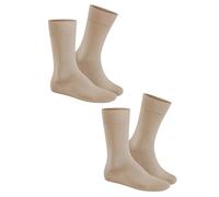 Hudson Only Calcetines, Gris (Beige-Mel. 0799), 43/46 (Pack de 2) para Hombre