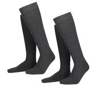 Hudson Only Doppelpack Calcetines Altos, Grau (Grau-Mel. 0550), 39/42 para Hombre