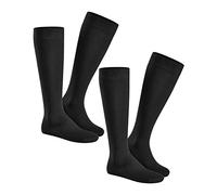 Hudson Only Doppelpack Calcetines Altos, Schwarz (Black 0005), 39/42 para Hombre