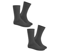 Hudson Only Doppelpack Calcetines, Grau (Grau-Mel. 0550), 43/46 (Talla Fabricante: 43/46) para Hombre