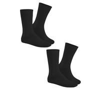 Hudson Only Doppelpack Calcetines, Schwarz (Black 0005), 43/46 (Talla Fabricante: 43/46) (Pack de 2) para Hombre