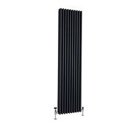 Hudson Reed Esme - Radiador en Estilo Hierro Fundido 1800mm x 450mm en Antracita