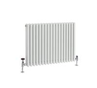 Hudson Reed Esme - Radiador en Estilo Hierro Fundido 600mm x 810mm en Blanco