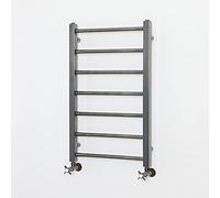 Radiador Toallero Plano - Acero Inoxidable - Acabado de Color Oro Oscuro - 800mm x 500mm - Quo