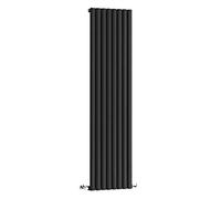 Radiador de Diseño Vertical Negro 1189 Vatios - 1780 mm x 472mm