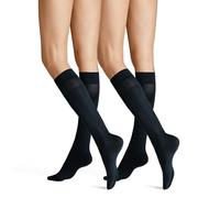 Hudson Simply 40 Doppelpack - Calcetines altos para mujer, color blau (marine 0335), talla 39