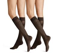 Hudson Simply 40 Doppelpack - Calcetines altos para mujer, color braun (dunkelbraun 0771), talla 35