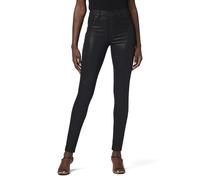 HUDSON Women's Barbara High Rise Super Skinny Ankle Jean Noir coated