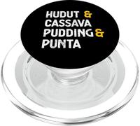 Hudut Pudín de Mandioca Punta Afro Caribe Garifuna PopSockets PopGrip para MagSafe