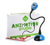 HUE Animation Studio: Kit Completo de Stop Motion (Cámara, Software, Libro) para Windows/macOS (cámara Azul sin Funda)
