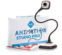 HUE Animation Studio Pro - Kit Stop Motion (Cámara Flexible Full HD 1080p, Software, Libro) para Windows/macOS (Negro)