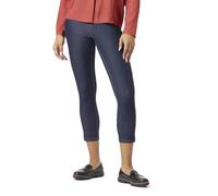 HUE Ankle Slit Essential Denim Capri Calcetines, Deep Indigo Wash, XL para Mujer
