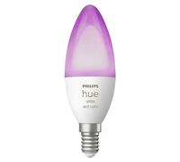 Hue Bombilla LED inteligente Vela (E14, Intensidad regulable, RGBW, 470 lm, 5,3 W)