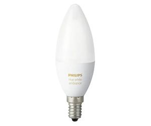 Hue Bombilla LED inteligente White Ambiance (E14, Intensidad regulable, Blanco cálido, 470 lm, 5,2 W)