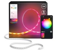Hue Flux Extensión de Tira LED 10 Metros, Colores y Blancos Regulables, Iluminación Interior Flexible, Mezcla de Color Chromasync™, Recortable, Ampliable, Reutilizable, Control por Aplicación y Voz