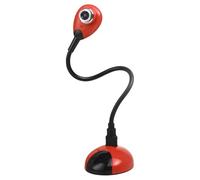 HUE HD: Cámara USB y visualizador portátil, Full HD 1080p (Rojo) | Cámara flexible Full HD 1080p, micrófono, compatibilidad con Windows / ChromeOS / MacOS / iPadOS 17+