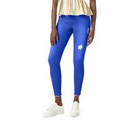 HUE Leggings vaqueros rasgados de tiro alto piratas, azul marino oscuro L