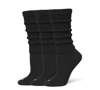 HUE Pack de 3 Pares de Calcetines Blandos, Negro/Negro/Negro, Talla única Mujeres