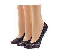 HUE Women's Perfect Edge Liner Combo, Black-3 Pair Pack, One Size