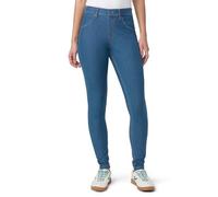 HUE Women's Plus Size Essential Denim Leggings, Stone Acid Wash, 3X
