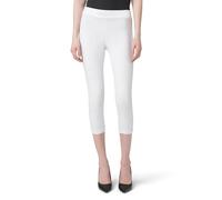 HUE Women's Wide Waistband Blackout Cotton Capri Leggings, Assorted