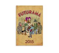 HUEAEHAHE Futurama(7) - Póster decorativo para habitación, póster estético para decoración de pared, 30 x 45 cm, estilo sin marco, 12