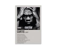 HUEAEHAHE Póster decorativo de 50 Cent Curtis para habitación, póster estético de 30 x 45 cm, estilo sin marco