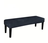 Hueborne Funda De Terciopelo For Banco De Piano: Funda Elástica For Banco De Comedor, Suave Y Elástica, Ideal For Bancos Largos Y Sala De Estar.(Navy)