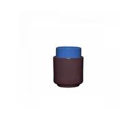 Hübsch - Deux Pots 2 pcs. Red Brown/Blue
