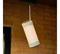 Hübsch Lámpara de mesa LED recargable Camp, arena, cristal, hierro, IP44 EC:EPREL:1657325
