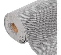 Huecado Tapete Antideslizante de PVC con Drenaje for Zonas húmedas, Apto for Interiores y Exteriores, diseño Universal de Rejilla Calada.(Grigio,90cmx60cm)