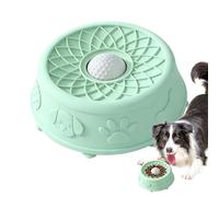 Huehkir Cuenco Lento para Perros - Antideslizante con Pelota Rodante,Antiansiedad con Pelota Rodante - Cachorros: alimentación, Comer, lamer, premios, Snacks, Comida, Agua y antiaburrimiento