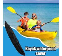 Huehkir Fundas para Kayak de Almacenamiento Exterior - Cubierta Resistente Impermeable con Protección UV,Accesorios Náuticos Antipolvo Para Amantes Del Kayak En Lago Río Marina Muelle Patio Interiores