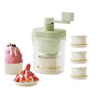 Huehkir Máquina de Hielo Picado | Portátil Picadora De Hielo Con Manivela, Para Granizados Y Copos De Nieve - Para Hogar, Bebidas, Cocteles, Postres, Niños, Cocina,Barra, Cocina,