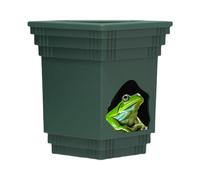 Huehkir Plato de Comida para Reptiles - Plato De Agua Cueva para Tortugas | Área De Asolamiento Decorativa Decoración De Paisaje Acuario para Interiores Hogar Camaleones Tortugas Serpientes Ranas