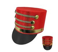 Huehkir Sombrero De Cascanueces,Sombrero De Copa De Cascanueces Para Disfraz | Accesorio Para Cosplay De Soldado De Juguete - Para Actuaciones Fiestas De Navidad Disfraces Carnaval Halloween Reuniones