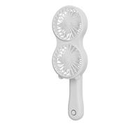 Huehkir Ventilador De Mano Portátil - Ventilador de Maquillaje - Suministros De Enfriamiento Recargables USB Para Escritorio Acampada Senderismo Jogging Playa Boda Gimnasio Barbacoa