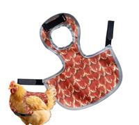 Hühnerschürze Für Hennen | Waschbare Rückenschürze Mit Verstellbarem Riemen Flügelschutz | Schutzweste Für Brütende Hennen | Für Geflügel, Nutztiere, Puten Haustiere Im Freien In Innenräum