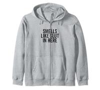 Huele A Puta Aquí Humor Divertido Adulto Sudadera con Capucha