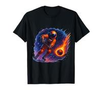 Huelga cósmica de Hockey sobre Fuego Astronauta Camiseta